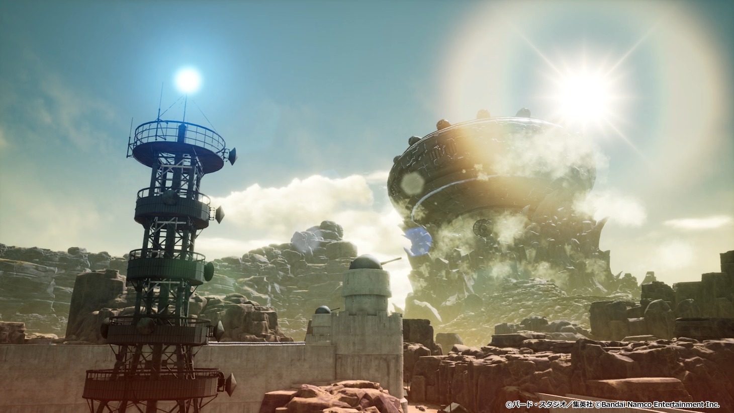 「SAND LAND」のゲーム画面。