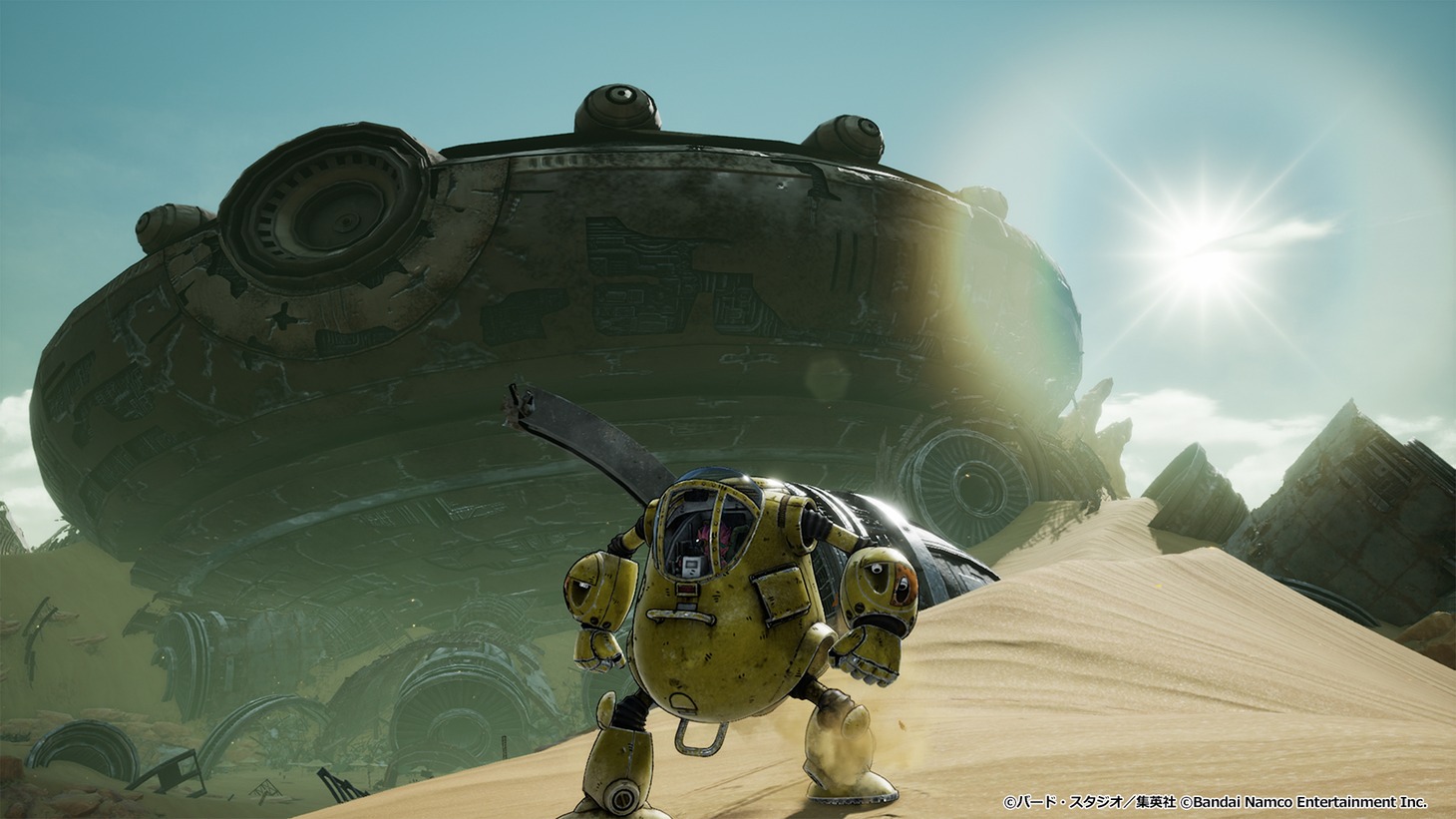 「SAND LAND」のゲーム画面。