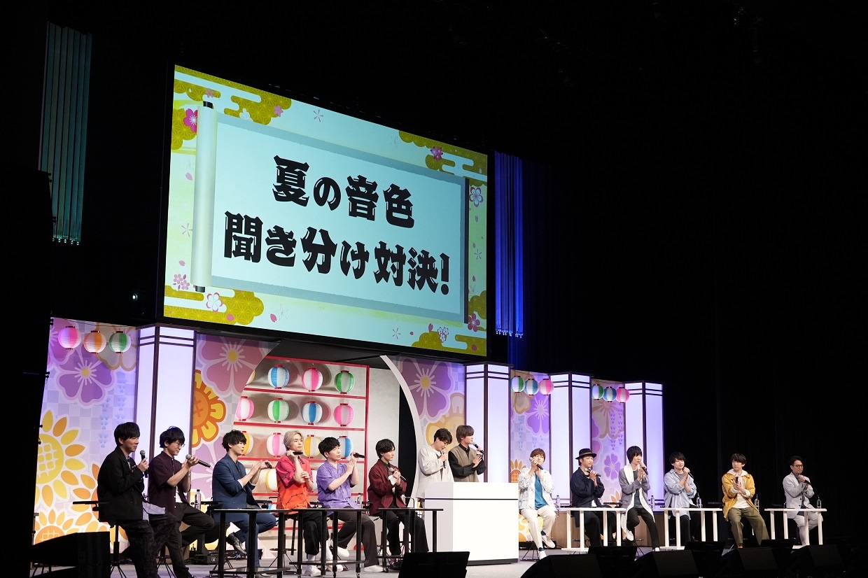 「特『刀剣乱舞-花丸-』～雪月華～スペシャルイベント『花丸満開まつり！』」の様子。