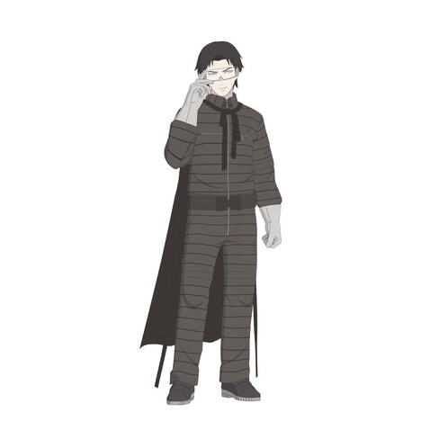 ビョウザン(CV:花江夏樹)。「建設者」を自在に操り、「大軌道樹」に構える独裁国家・プラナトを率いる。(c)弐瓶勉/東亜重工開拓局