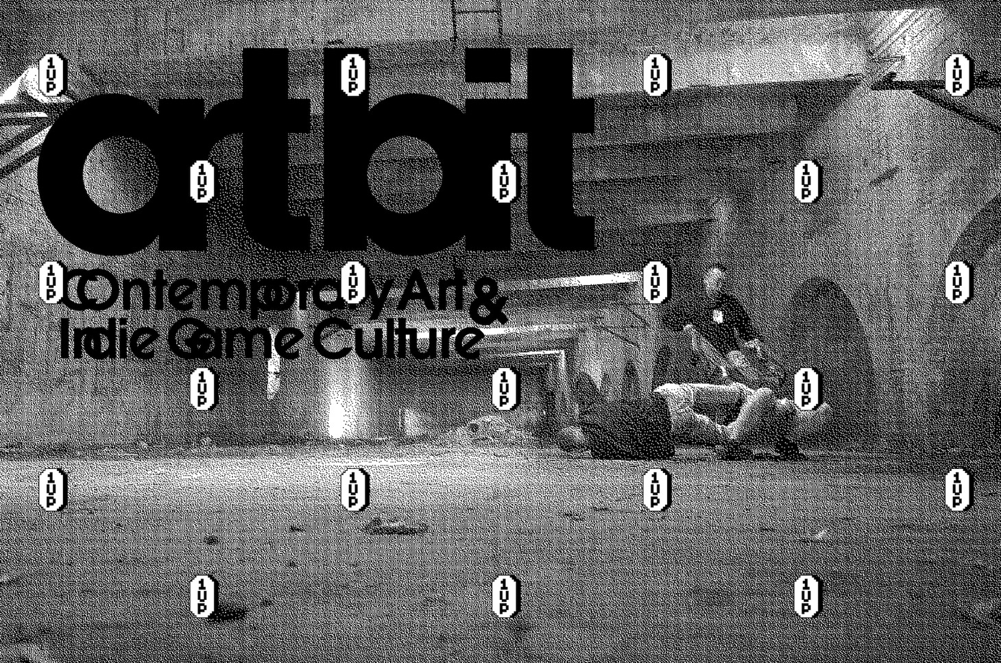 「せかまほ泊まれる原画展」と同時開催の企画展「art bit - Contemporary Art & Indie Game Culture -」イメージ。