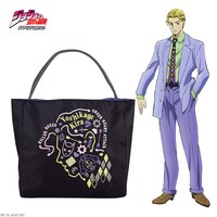 「ONOFFYFREE×ジョジョの奇妙な冒険 ダイヤモンドは砕けない 刺繍バッグ 吉良吉影」