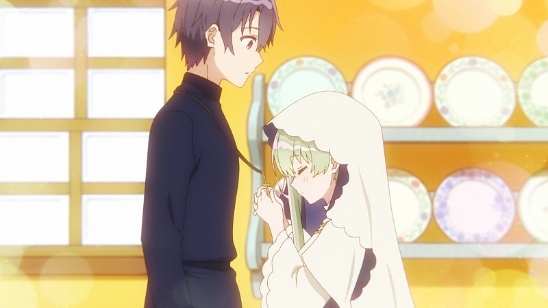 アニメ「白聖女と黒牧師」第2弾PVより。