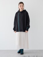 「ワールドトリガー ライダースパーカー」着用イメージ