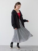 「ワールドトリガー ライダースパーカー」着用イメージ