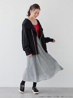 「ワールドトリガー ライダースパーカー」着用イメージ