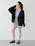 「ワールドトリガー ライダースパーカー」着用イメージ