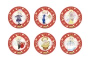 アニメイト通販の購入特典となる「56mm缶バッジ6個セット」。