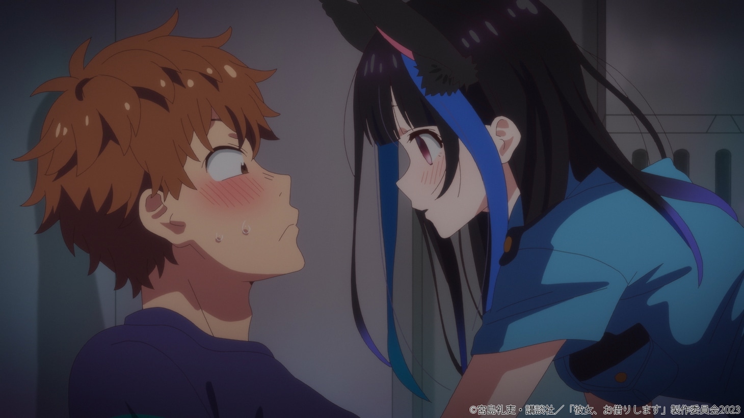 八重森みにのキャラクターPVより。 (c)宮島礼吏・講談社/「彼女、お借りします」製作委員会 2023