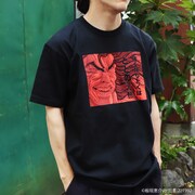 「刃牙シリーズ 強くなりたくば、ととのえ!!! Tシャツ」着用イメージ