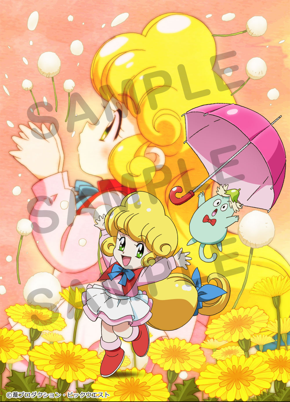 ボックスアートに使用されるキャラクター原案・大貫健一の描き下ろしイラスト。