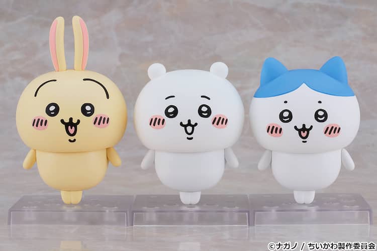 ちいかわ・ハチワレ・うさぎのねんどろいど「ってコト!?顔」「フゥン顔 
