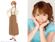 夏木りん、りん役の竹内順子。