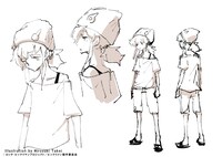 アリババのキャラクター原案イラスト。