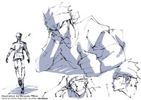 一本釣のキャラクター原案イラスト。