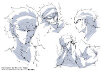 一本釣のキャラクター原案イラスト。