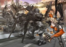 「士郎正宗仕事展」展示作品のイメージ。