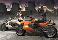 「士郎正宗仕事展」展示作品のイメージ。