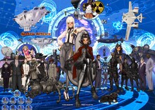 「士郎正宗仕事展」展示作品のイメージ。