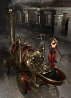 「士郎正宗仕事展」展示作品のイメージ。