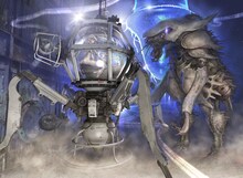 「士郎正宗仕事展」展示作品のイメージ。