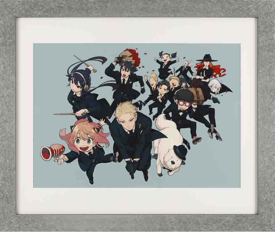 「額装高精細デジタルカラー 描きおろしキービジュアル（受注注文商品）」税込3万3000円＋送料。 (c)遠藤達哉/集英社