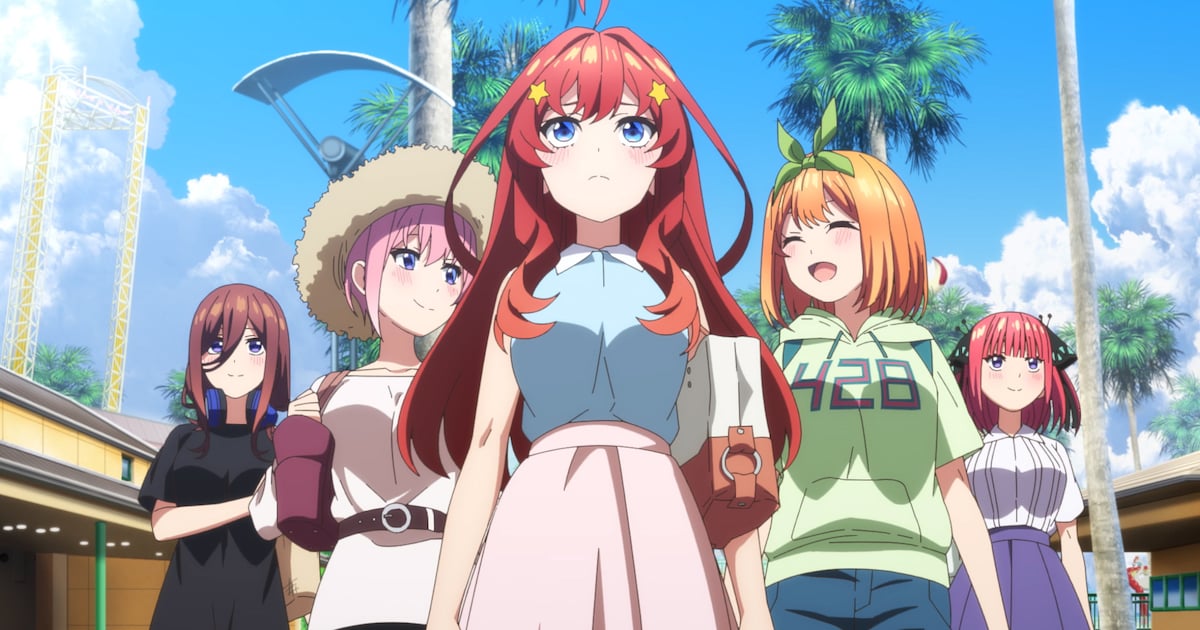 五等分の花嫁∽」水着姿の五つ子描いた予告映像、入プレはムービー 