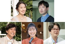 ゲストキャスト。上段左から徳永えり、中村靖日、下段左から佐野岳、高田夏帆、飛永翼。