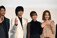 実写映画「君は放課後インソムニア」の公開記念舞台挨拶より。