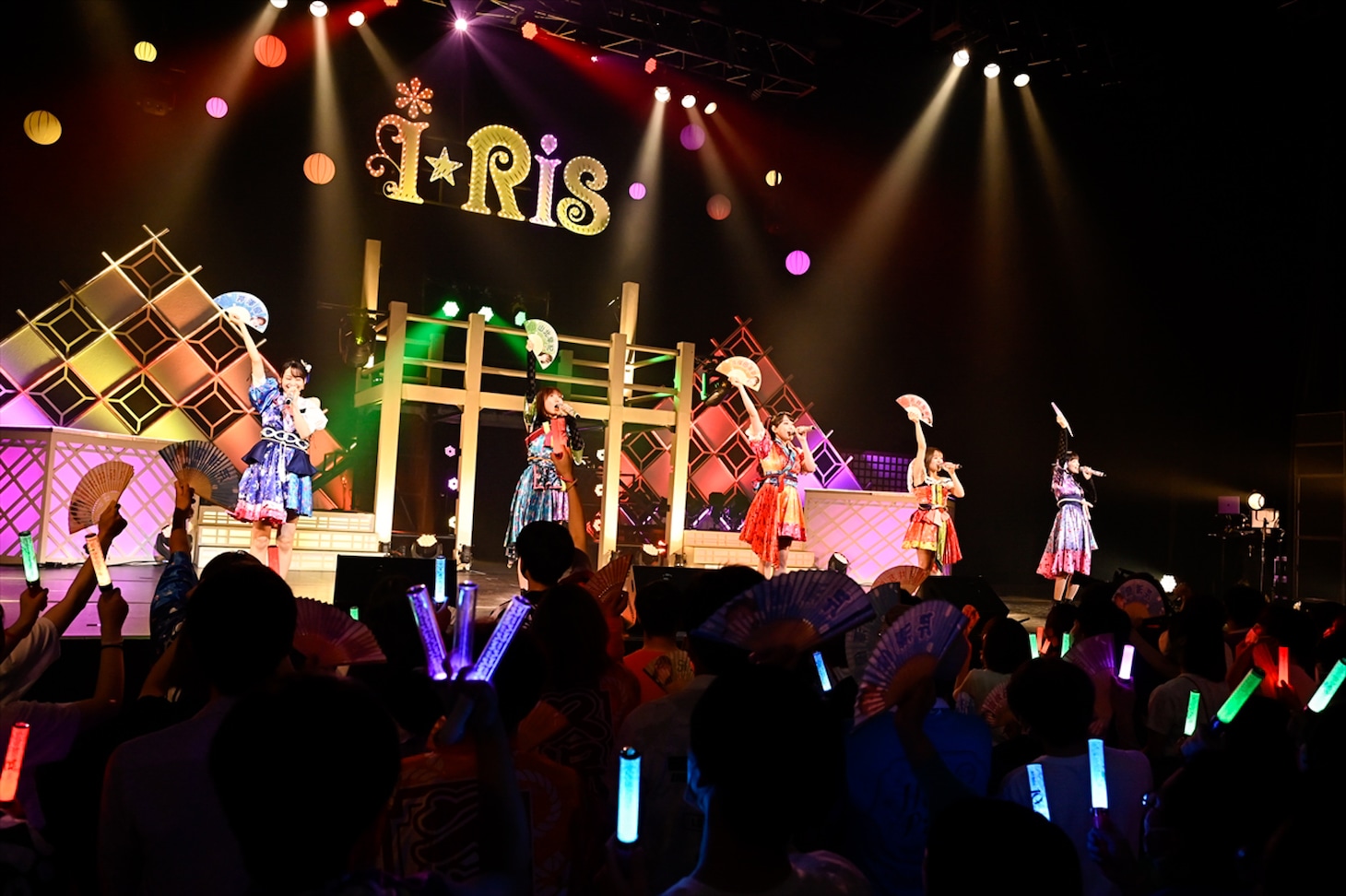 「i☆Ris 8th Live Tour 2023～わっしょい!!!!!～」の様子。