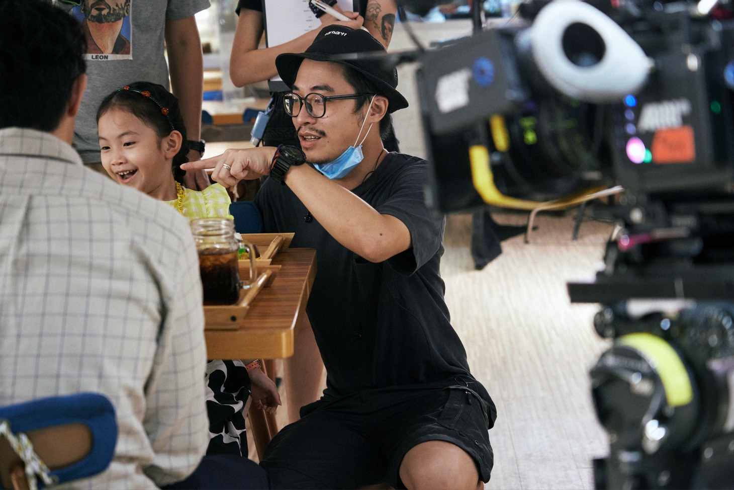 映画「星くずの片隅で」メイキング写真