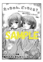 メロンブックス特典の描き下ろし4Pリーフレット。