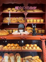 「魔女の宅急便」で撮影した記者。 (c)Studio Ghibli