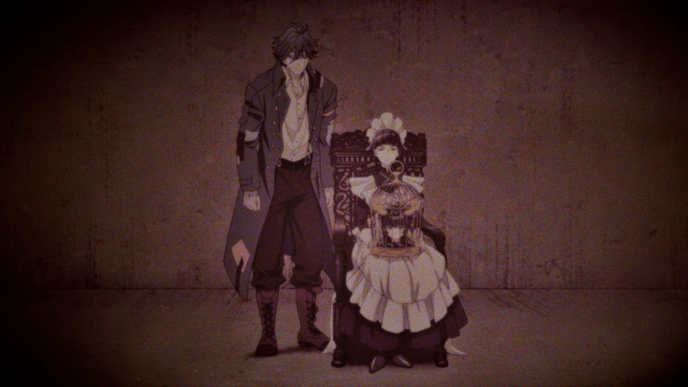 TVアニメ「アンデッドガール・マーダーファルス」ノンクレジットオープニング映像より。 (c)青崎有吾・講談社／鳥籠使い一行