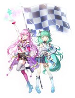 左からプリマステラの九頭竜明莉、日向光莉。