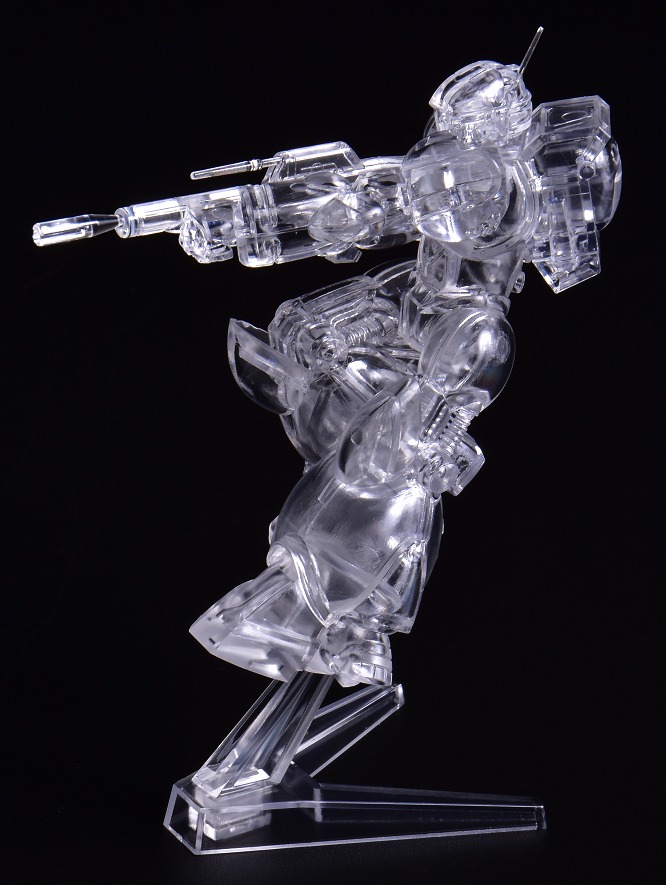 限定版特典の「PLAMAX minimum factory バイファム クリアカラーVer.」。