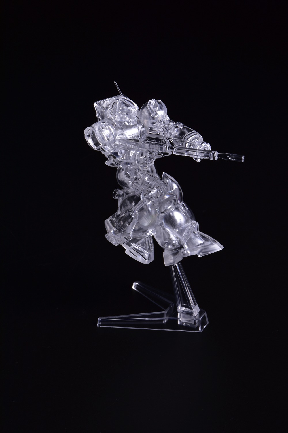 限定版特典の「PLAMAX minimum factory バイファム クリアカラーVer.」。