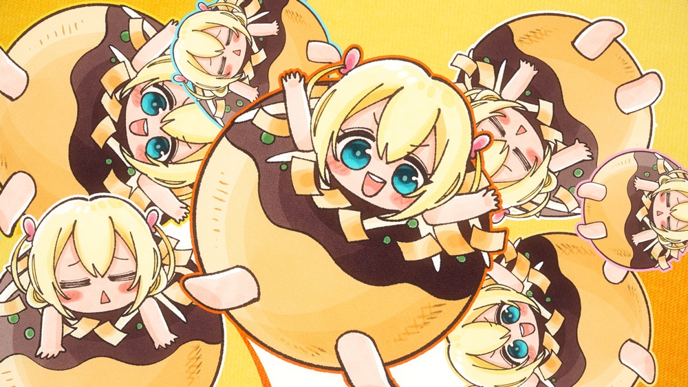 TVアニメ「実は俺、最強でした？」ノンクレジットエンディング映像の場面カット。