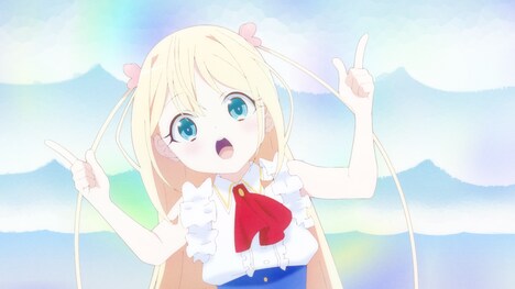 TVアニメ「実は俺、最強でした？」ノンクレジットオープニング映像の場面カット。