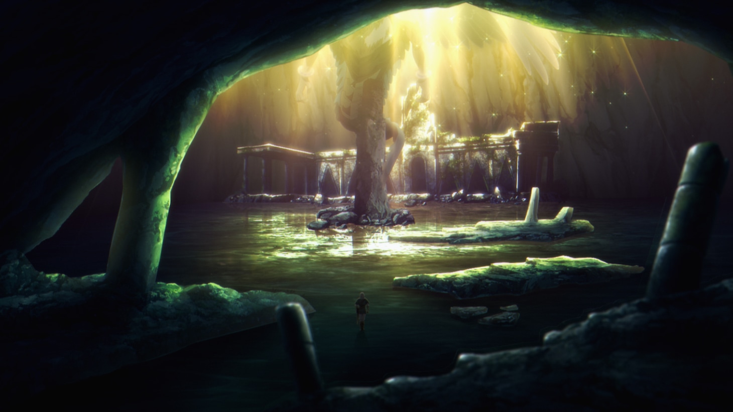 TVアニメ「望まぬ不死の冒険者」ティザーPVより。(c)丘野優・オーバーラップ/望まぬ不死製作委員会