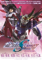 「機動戦士ガンダムSEED DESTINY」スペシャルエディション上映のポスター。