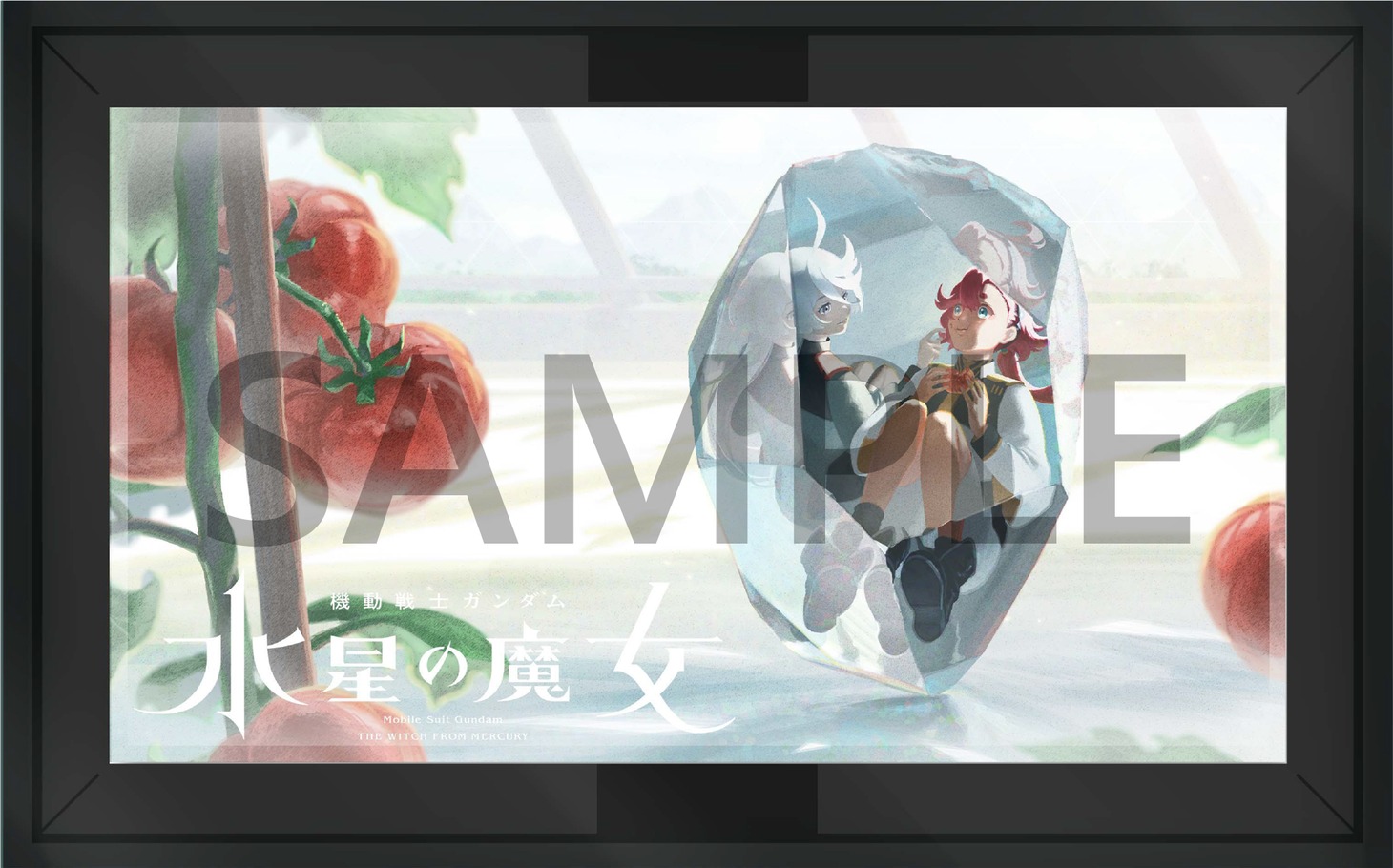 ヨドバシカメラ 全巻購入特典「描き下ろしイラスト（スレッタ＆ミオリネ）使用 キャラファインアクリル」