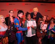 「AnimeExpo 2023」第1話ダイジェスト版先行上映での様子。