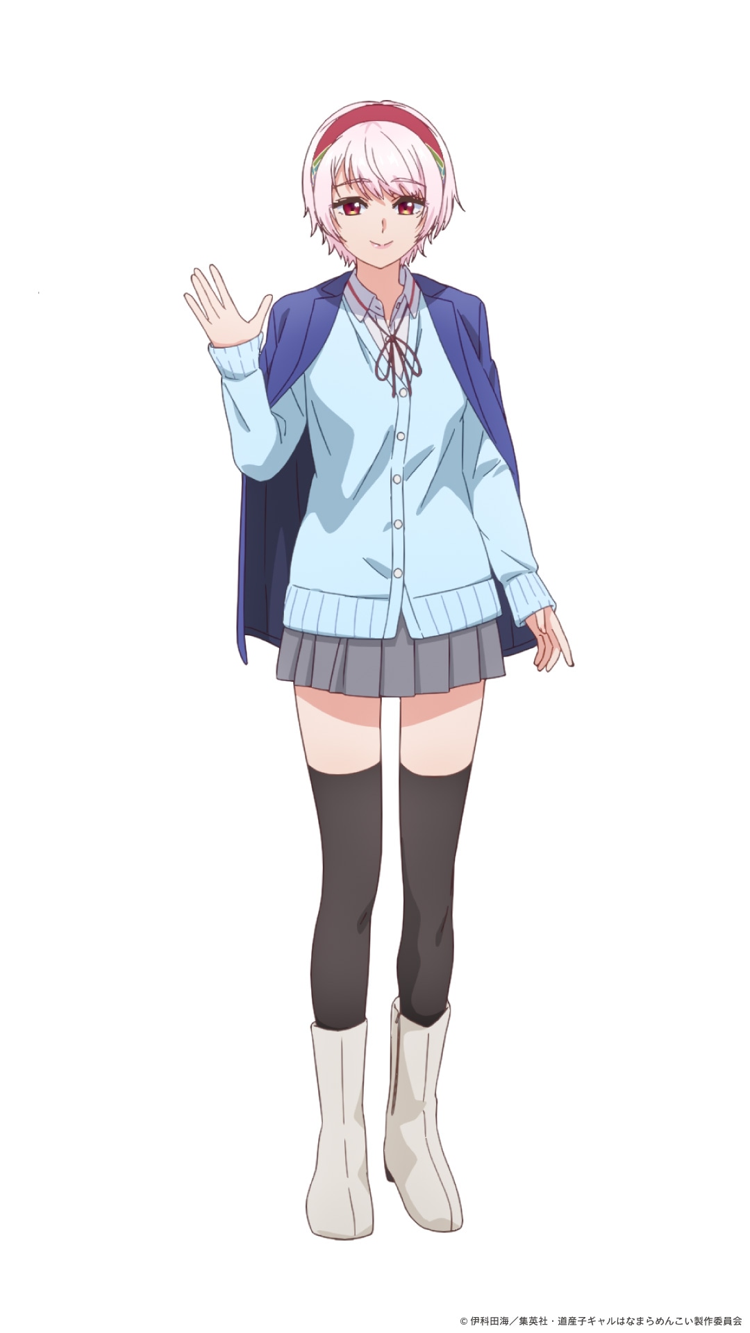 夏川怜奈（CV：上田麗奈）。翼が住む家のお隣さんで、2年連続ミスコン優勝、入学してからずっと学内テスト1位という才色兼備な先輩。和柄のカチューシャに扇子を持っているのが特徴。歴史全般が好きで、特に和服を見ると理性が保てなくなるというフェチがある。(c)伊科田海/集英社・道産子ギャルはなまらめんこい製作委員会