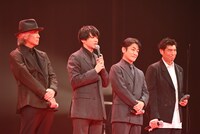 左から佐藤浩市、山田裕貴、片岡愛之助、高嶋政宏。