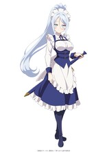 シルファ（CV：Lynn）。サルーム王国に仕えるメイドで、ロイドを溺愛する教育係。類まれな剣術の使い手で、“銀の剣姫”という異名を持つ。