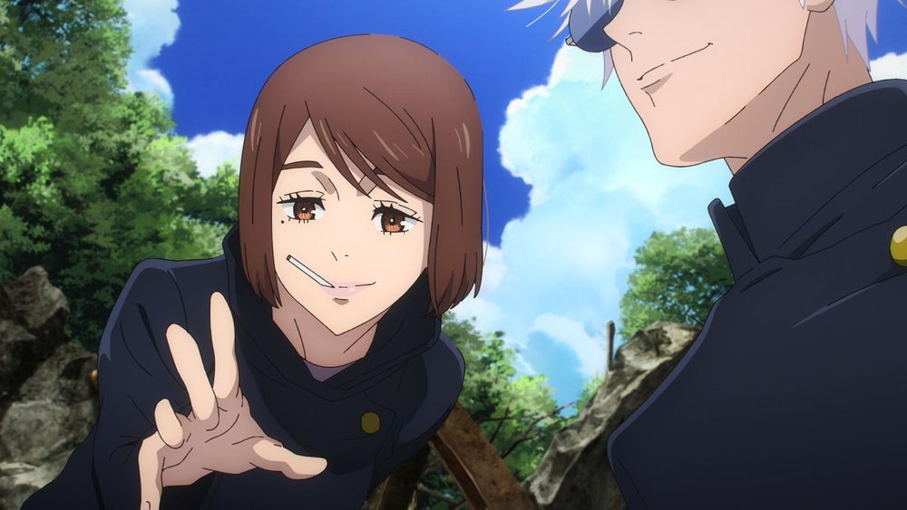 TVアニメ「呪術廻戦」第2期1話「懐玉」の場面カット。 (c)芥見下々／集英社・呪術廻戦製作委員会