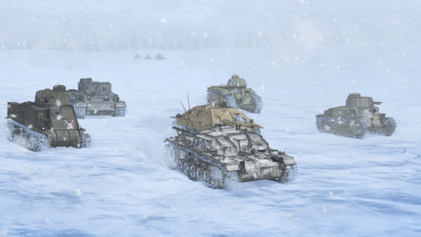 「ガールズ＆パンツァー 最終章」第4話本予告映像第1弾より。(c)GIRLS und PANZER Finale Projekt