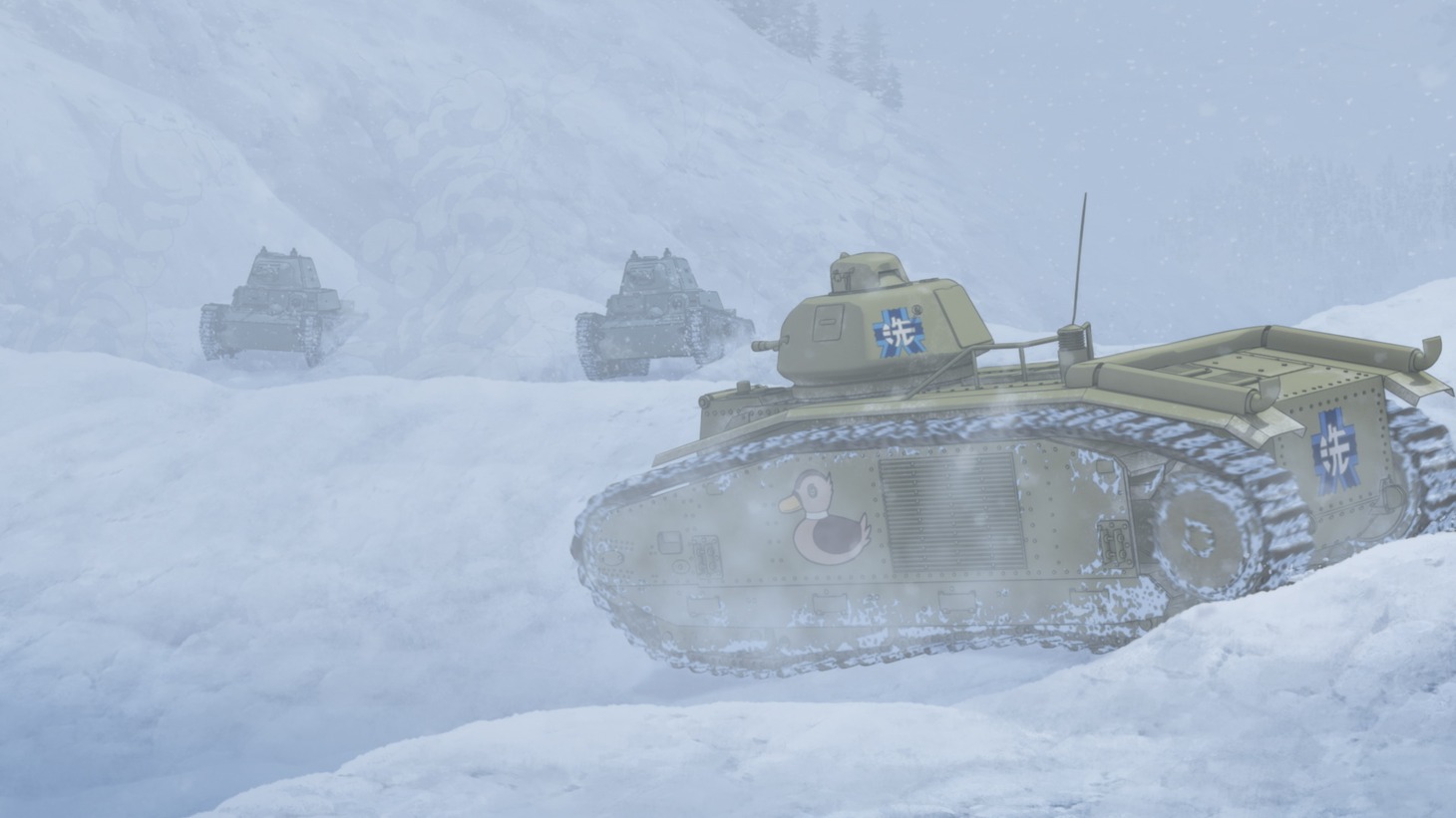 「ガールズ＆パンツァー 最終章」第4話本予告映像第1弾より。(c)GIRLS und PANZER Finale Projekt
