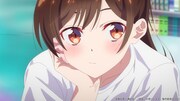 TVアニメ「彼女、お借りします」第3期「手料理と彼女-オムカノ-」の場面カット。